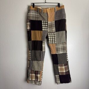 Patchwork Men's Pants - Multicolor